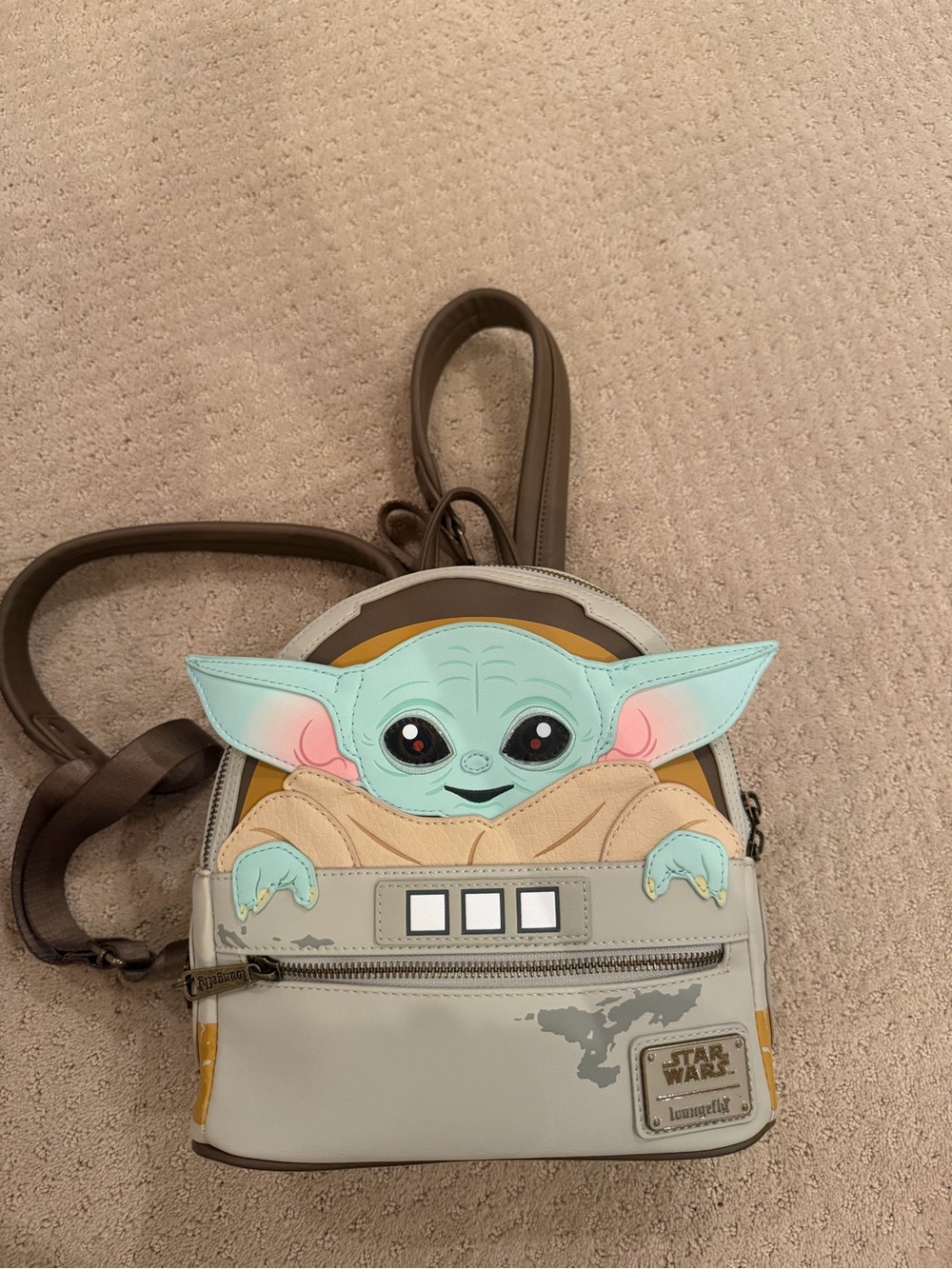 Loungefly Baby Yoda Mini Backpack GREAT CONDITION
